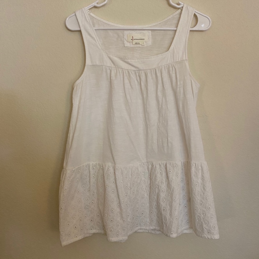 Anthropologie Square Cut Tank